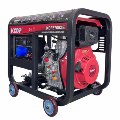 موتور برق دیزلی کوپ مدل KDF6700XE ظرفیت ۴.۵ کیلووات تکفاز