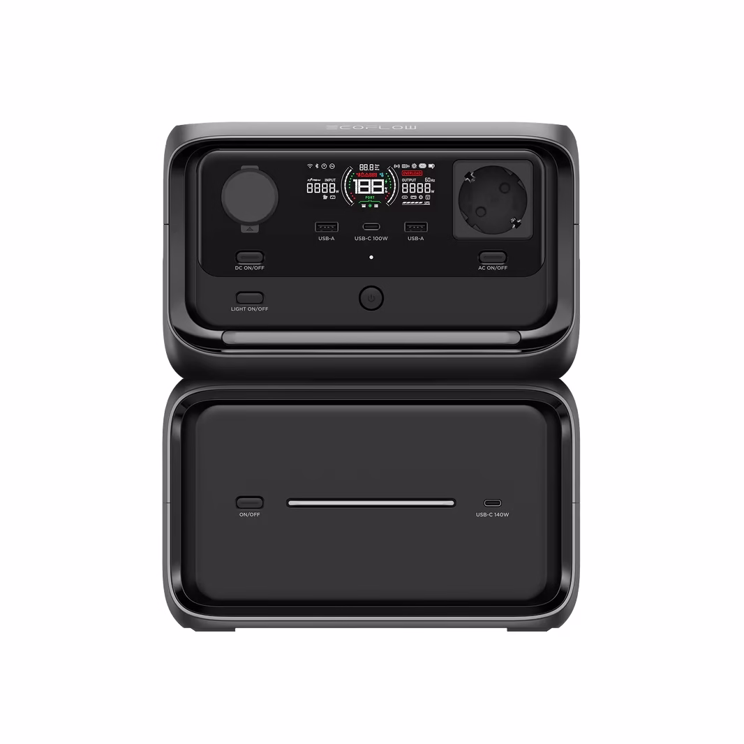 پاور استیشن قابل حمل 600 وات اکوفلو مدل RIVER 3 MAX PLUS ظرفیت 232000 میلی آمپر ساعت