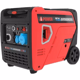 موتور برق سوپرسایلنت دوگانه سوز گازی-بنزینی 6.5 کیلو وات IPOWER A6500ID50